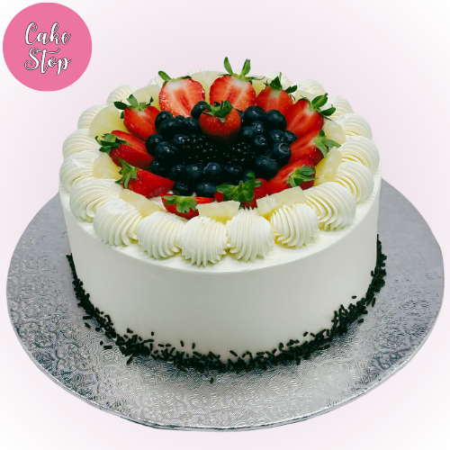 Fruit Cream Fantasy Fresh Fruit Cake