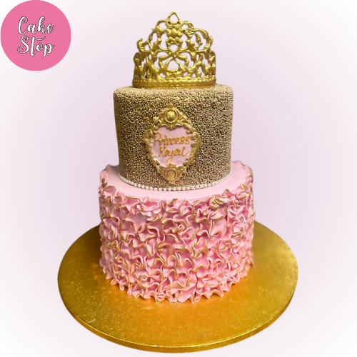 Princess Crown Birthday Cake